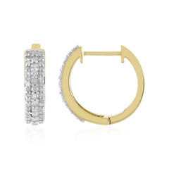 Orecchini in oro con Diamante I4 (J)