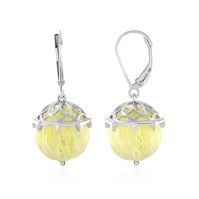 Orecchini in argento con Quarzo Dorato