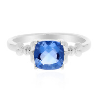 Anello in argento con Fluorite Cangiante