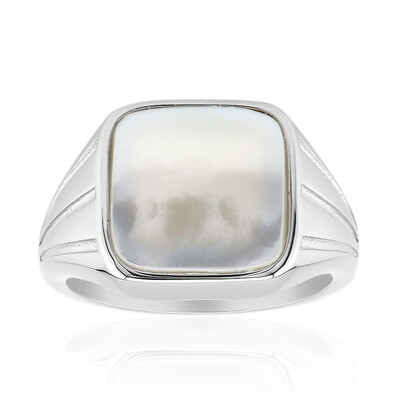 Anello in argento con Madreperla