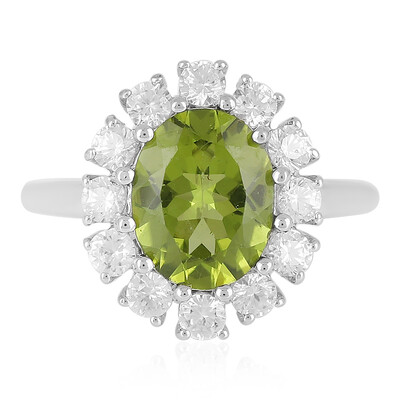 Anello in argento con Peridoto