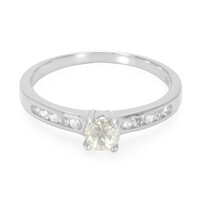 Anello in argento con Pietra del Sole Argentata