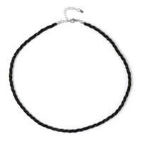 Collana in argento con Spinello Nero