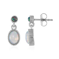 Orecchini in argento con Opale di Welo