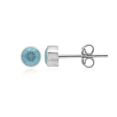 Orecchini in argento con Topazio Blu Cielo