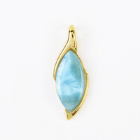 Ciondolo in argento con Larimar
