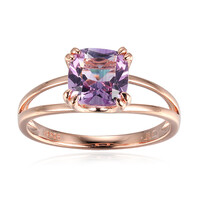 Anello in argento con Ametista Rose de France