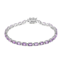 Bracciale in argento con Ametista