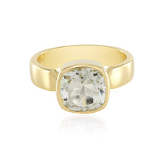 Anello in argento con Ametista Verde