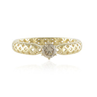 Anello in oro con Diamante Champagne I2 (Ornaments by de Melo)