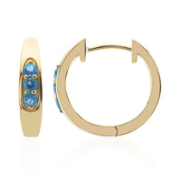 Orecchini in oro con Haüyne