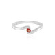 Anello in argento con Rubino Tanzania