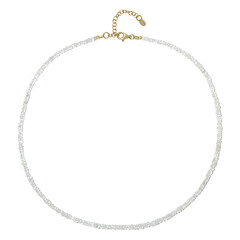 Collana in argento con Zaffiro Bianco