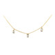 Collana in oro con Diamante SI2 (G) (de Melo)