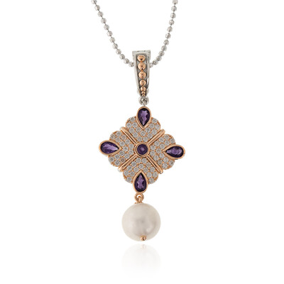 Collana in argento con Perla di Acqua Dolce (Dallas Prince Designs)
