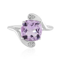 Anello in argento con Ametista Rose de France