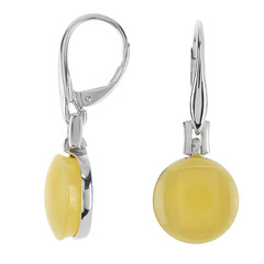 Orecchini in argento con Ambra Baltica