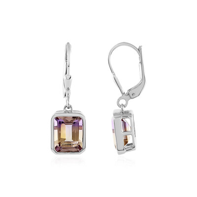 Orecchini in argento con Ametrina (MONOSONO COLLECTION)
