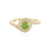 Anello in oro con Demantoide (AMAYANI)