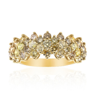 Anello in oro con Diamante Fancy SI2 (CIRARI)