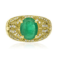 Anello in oro con Smeraldo Zambia AAA (AMAYANI)