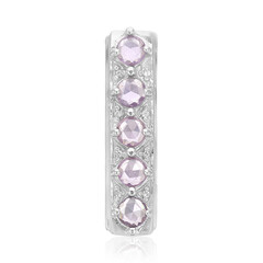 Ciondolo in argento con Zaffiro Ceylon Porpora (non riscaldato)