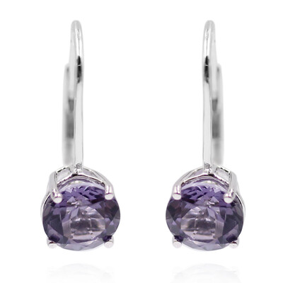 Orecchini in argento con Quarzo Mirtillo