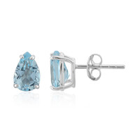 Orecchini in argento con Topazio Blu Cielo