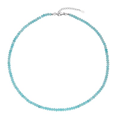Collana in argento con Amazzonite