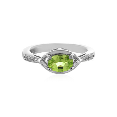 Anello in argento con Peridoto