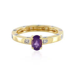 Anello in argento con Ametista