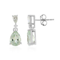 Orecchini in argento con Ametista Verde