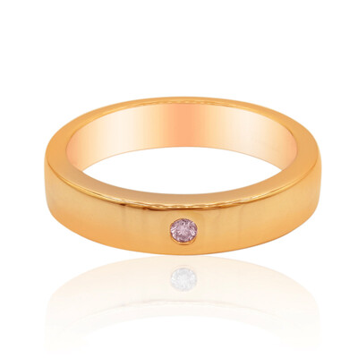 Anello in oro con Diamante Rosa d'Argyle I3 (Mark Tremonti)