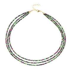 Collana in argento con Rubino Zoisite