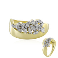 Anello in oro con Diamante SI2 (H) (de Melo)