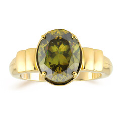 Anello in oro con Sfalerite Bulgara