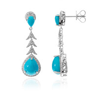 Orecchini in oro con Turchese Sleeping Beauty (CIRARI)