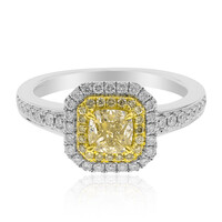 Anello in oro con Diamante Giallo SI2 (CIRARI)