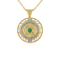Collana in argento con Smeraldo Socoto