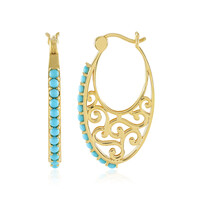 Orecchini in argento con Turchese Sleeping Beauty