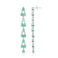 Orecchini in argento con Smeraldo