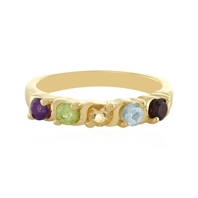 Anello in argento con Ametista Zambiana