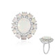 Anello in argento con Opale di Welo
