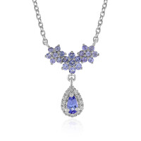 Collana in argento con Tanzanite