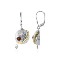 Orecchini in argento con Granato d’India