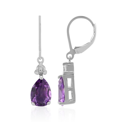 Orecchini in argento con Ametista