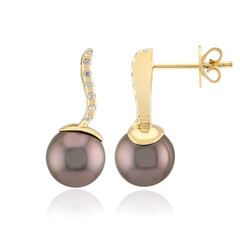 Orecchini in oro con Perla Tahitiana (Michelle Albala)