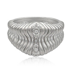 Anello in argento con Diamante I1 (G)