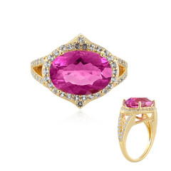 Anello in argento con Fluorite Rosa del Messico