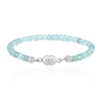 Bracciale in argento con Topazio Blu Svizzero
